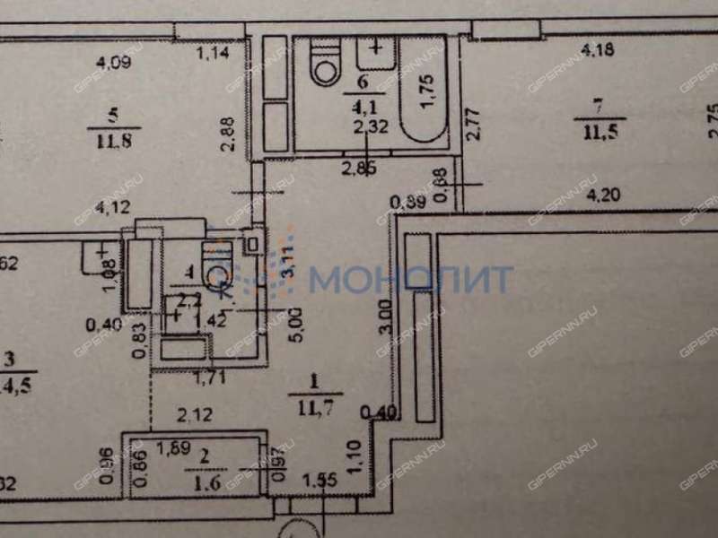 двухкомнатная квартира на Русской улице улице дом 14 деревня Анкудиновка