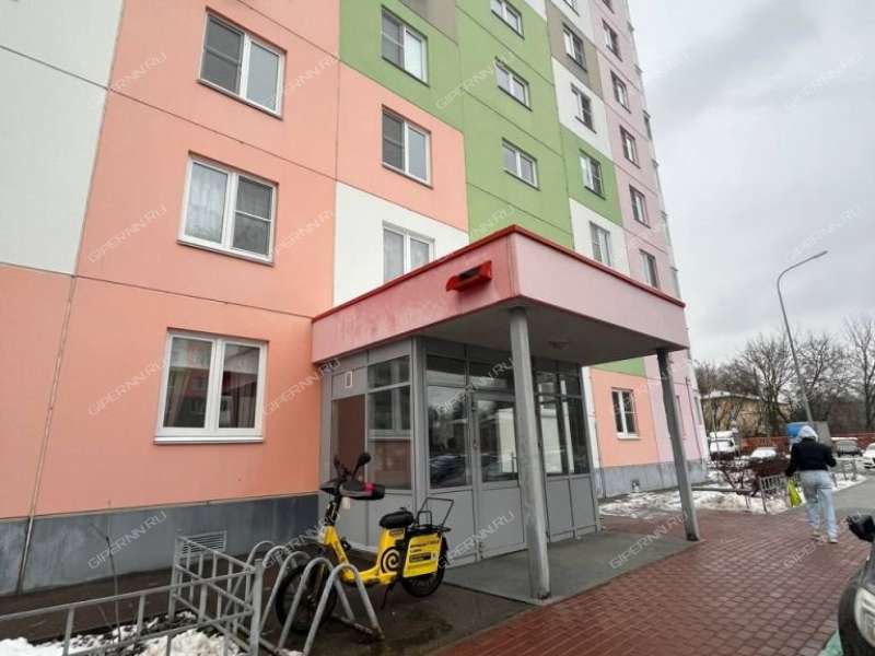 квартира-студия на Мончегорской улице дом 12 к3