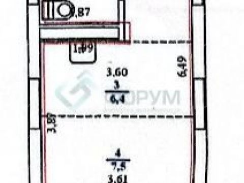 kvartira-studiya-ul-pravdinskaya-d-43 фото