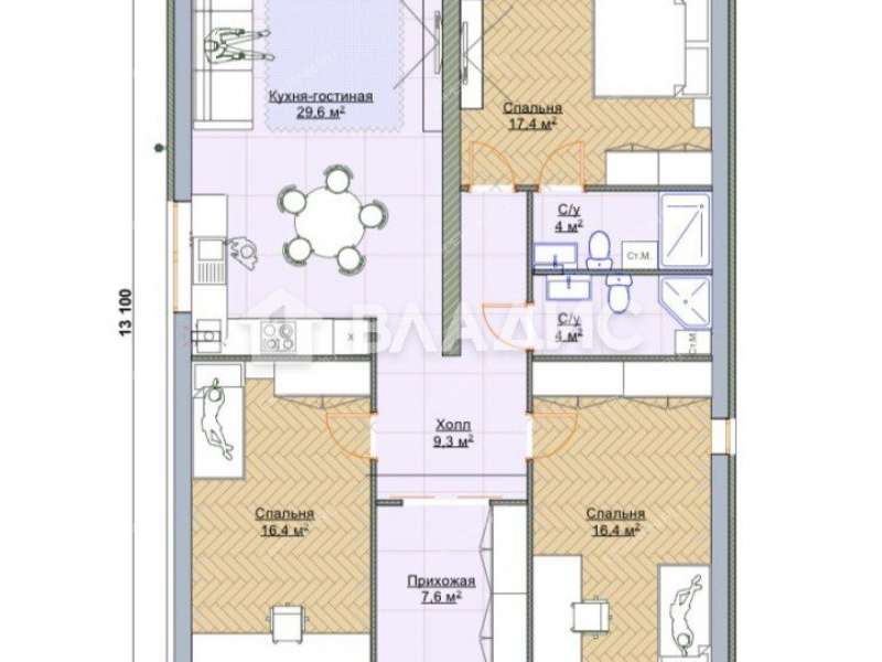 дом на улице Алексеевка деревня Бурцево