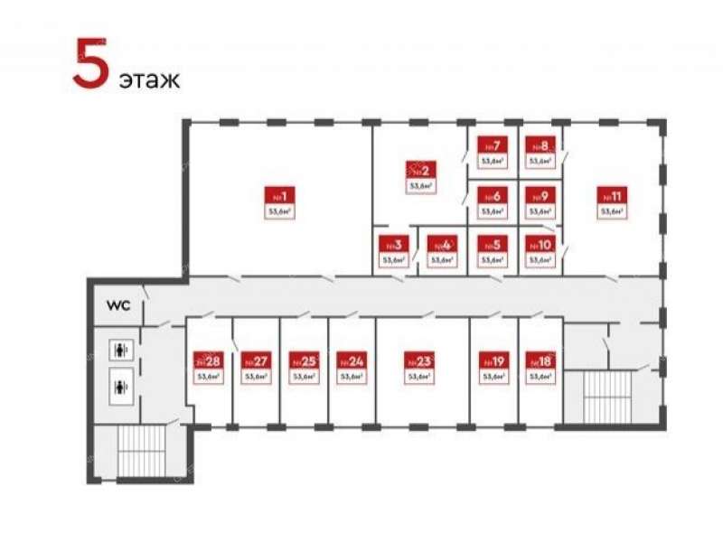 помещение под офис на улице Новикова-Прибоя