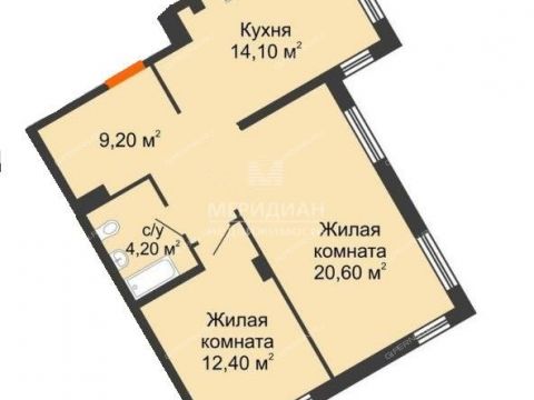 2-komnatnaya-ul-marshala-bagramyana-d-4 фото