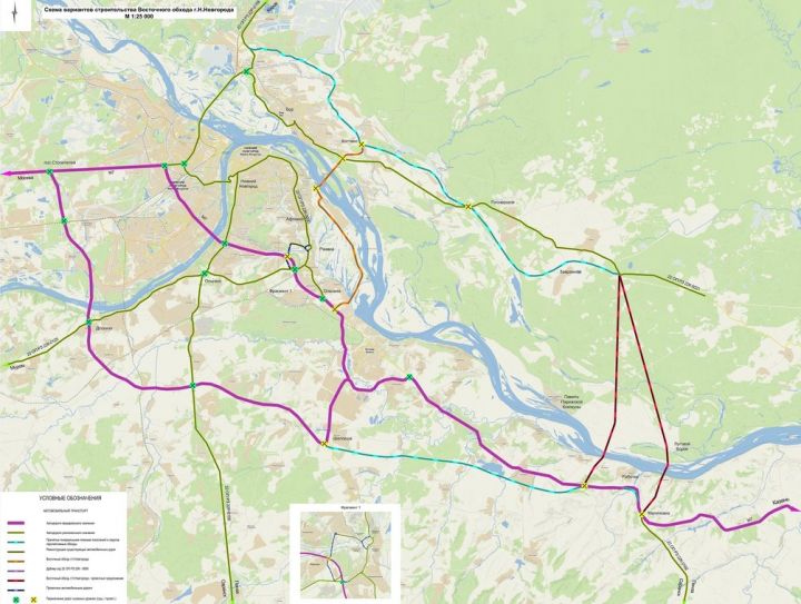 Альтернативная концепция Восточного обхода: где еще может пройти трасса?