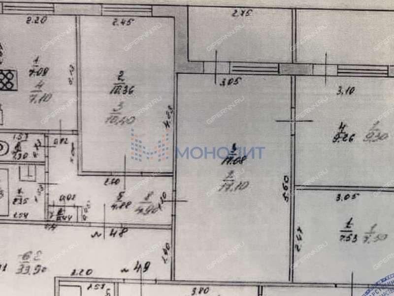 трёхкомнатная квартира на Комсомольской площади дом 6 к1