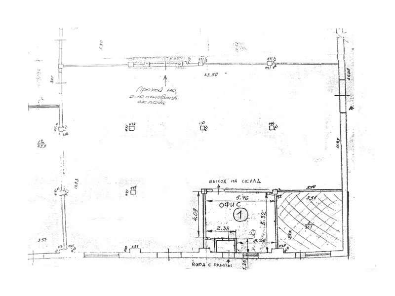 помещение под склад на улице Федосеенко