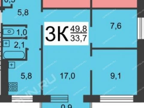 3-komnatnaya-ul-gaugelya-d-30 фото