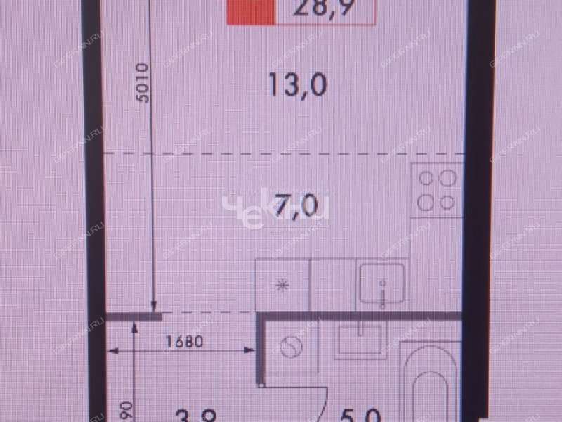 однокомнатная квартира на Черниговской улице