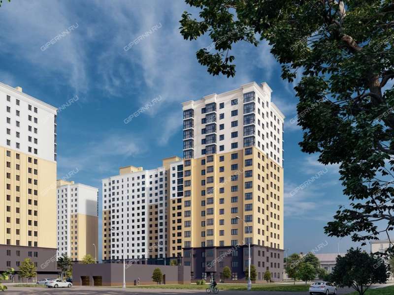 двухкомнатная квартира в новостройке на улице 50-летия Победы