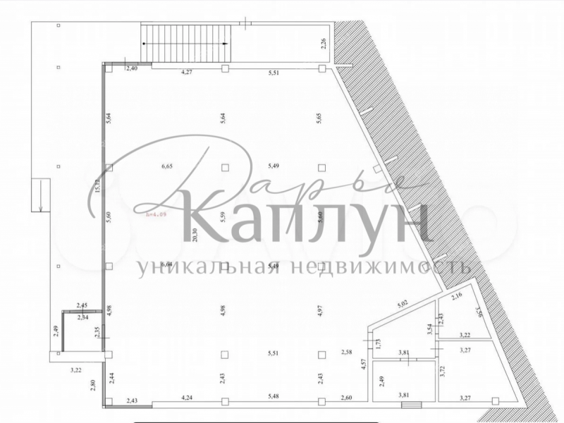 помещение под торговую площадь на улице Композитора Касьянова