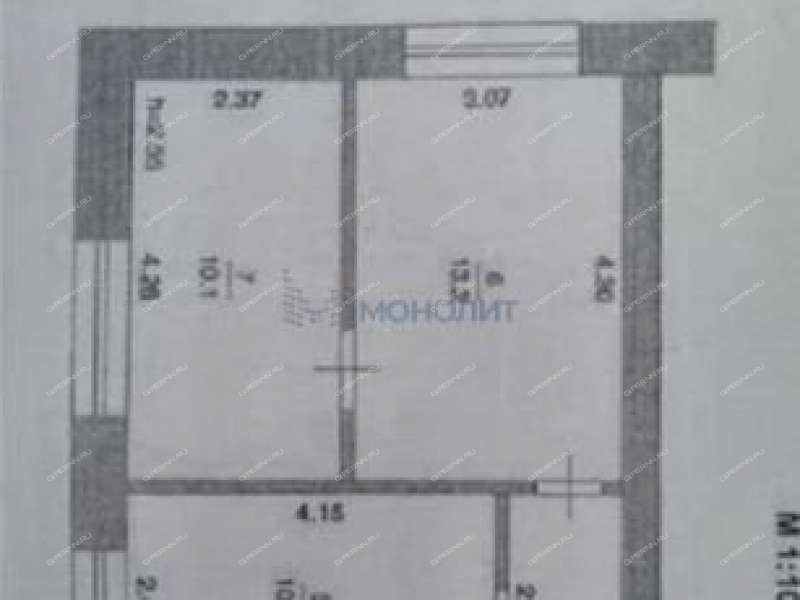 комната в доме 6 на ул Гагарина Буревестник сп.