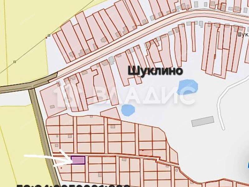 земельный участок 8,98 сотки деревня Шуклино