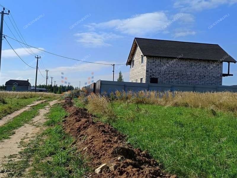 земельный участок 15 соток Радужная улица деревня Бурцево