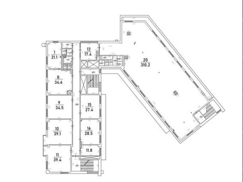 помещение под офис на Костина ул, д. 9