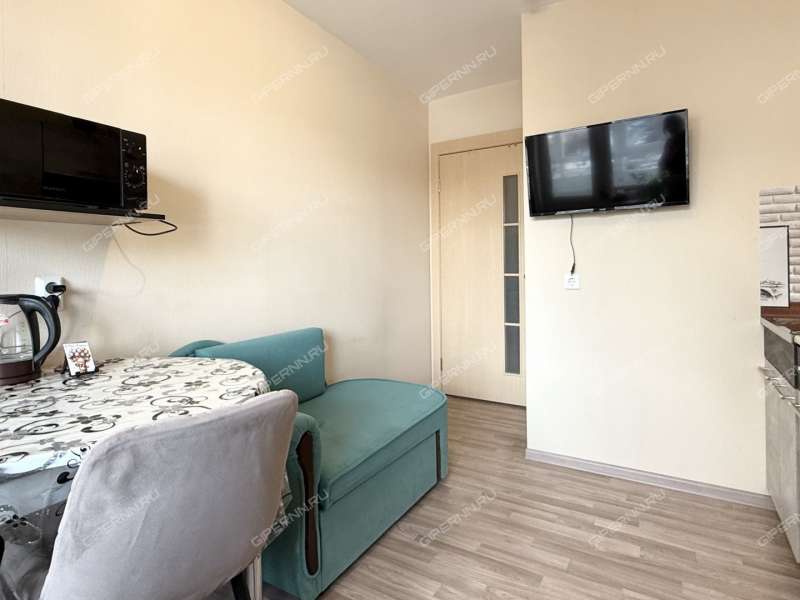 однокомнатная квартира на Космической улице дом 34 к2