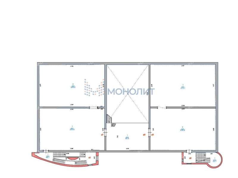 помещение под офис, торговую площадь на Деловой улице