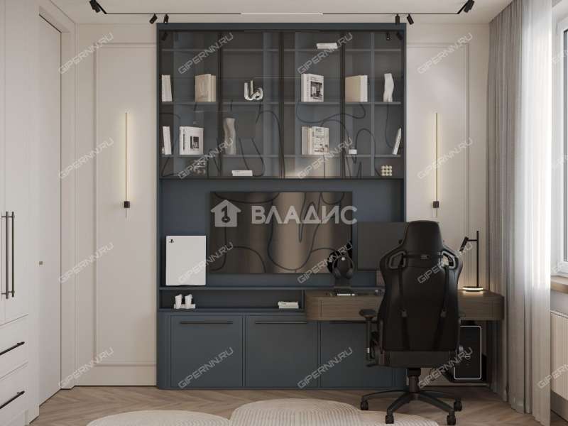 трёхкомнатная квартира на улице Лесной Городок дом 7Б