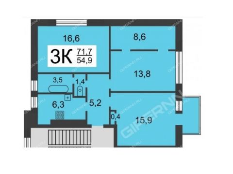 3-komnatnaya-ul-vaneeva-d-11 фото