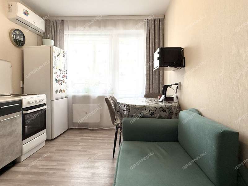 однокомнатная квартира на Космической улице дом 34 к2