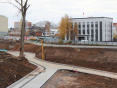 Строительство террасного парка остановили в центре Нижнего Новгороде