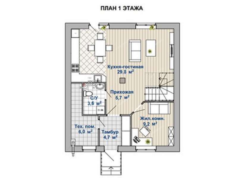 дом на Сельская деревня Малая Ельня