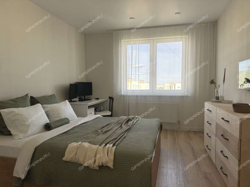 двухкомнатная квартира на улице Цветочная дом 12 к3