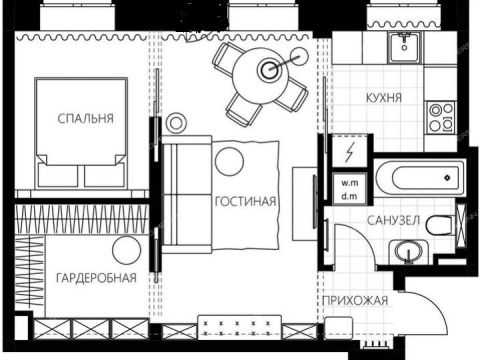 2-komnatnaya-ul-sputnika-d-11 фото