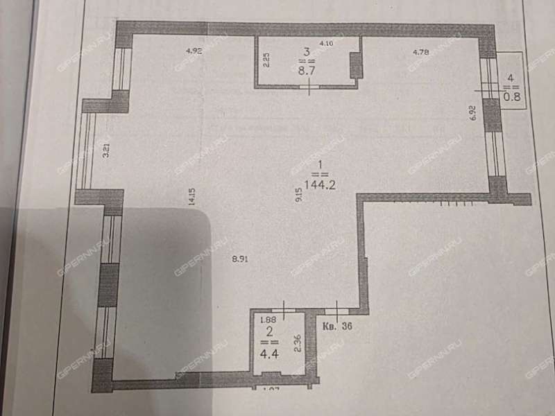 четырёхкомнатная квартира на улице Минина дом 19/6