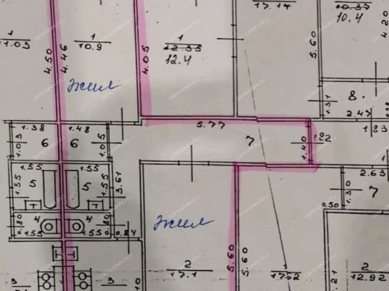 двухкомнатная квартира на улице Дружаева дом 7