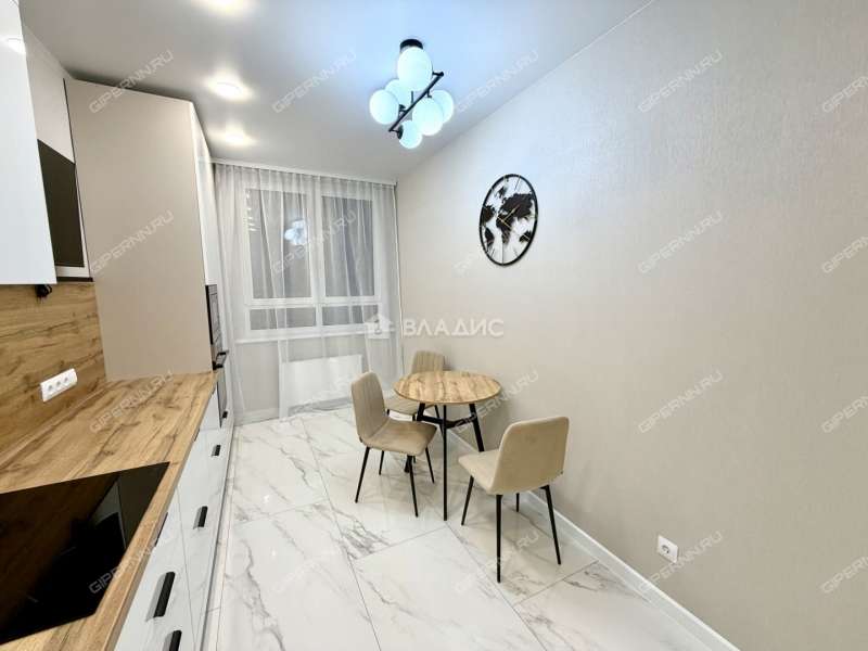 двухкомнатная квартира на улице Героя Советского Союза Аристархова дом 9