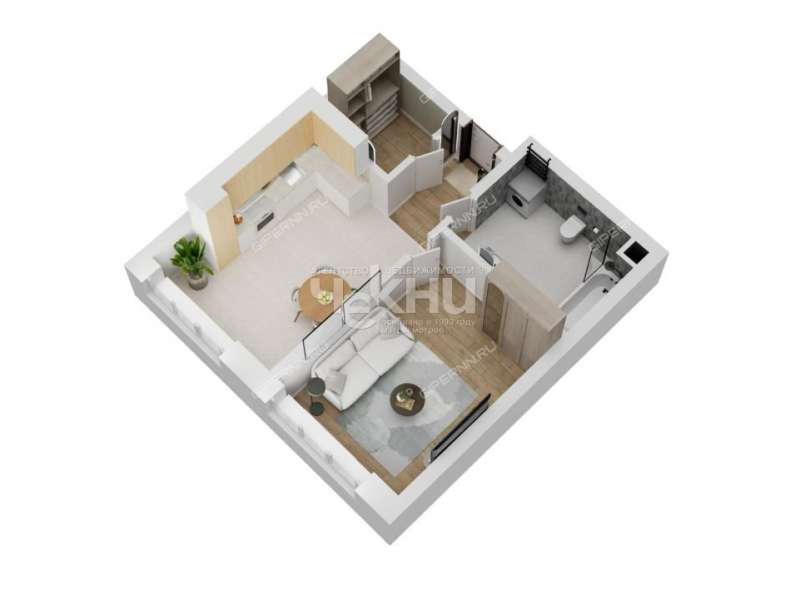 однокомнатная квартира в новостройке на Черниговской улице