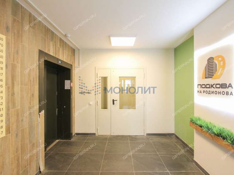 двухкомнатная квартира на улице Родионова дом 202 к1